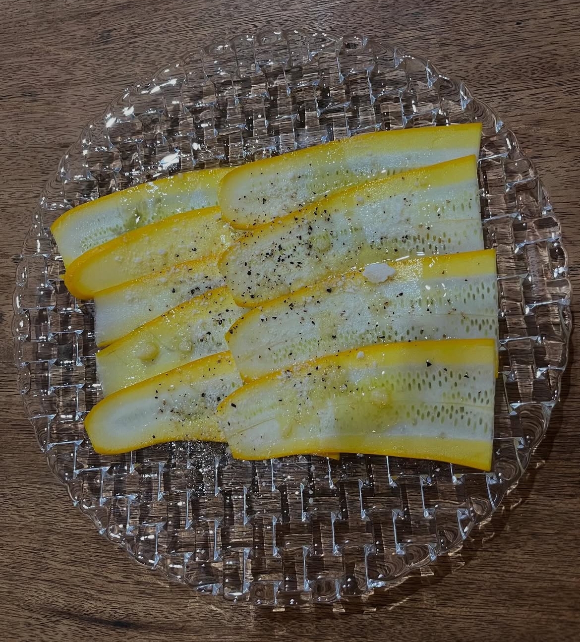 ズッキーニのカルパッチョ