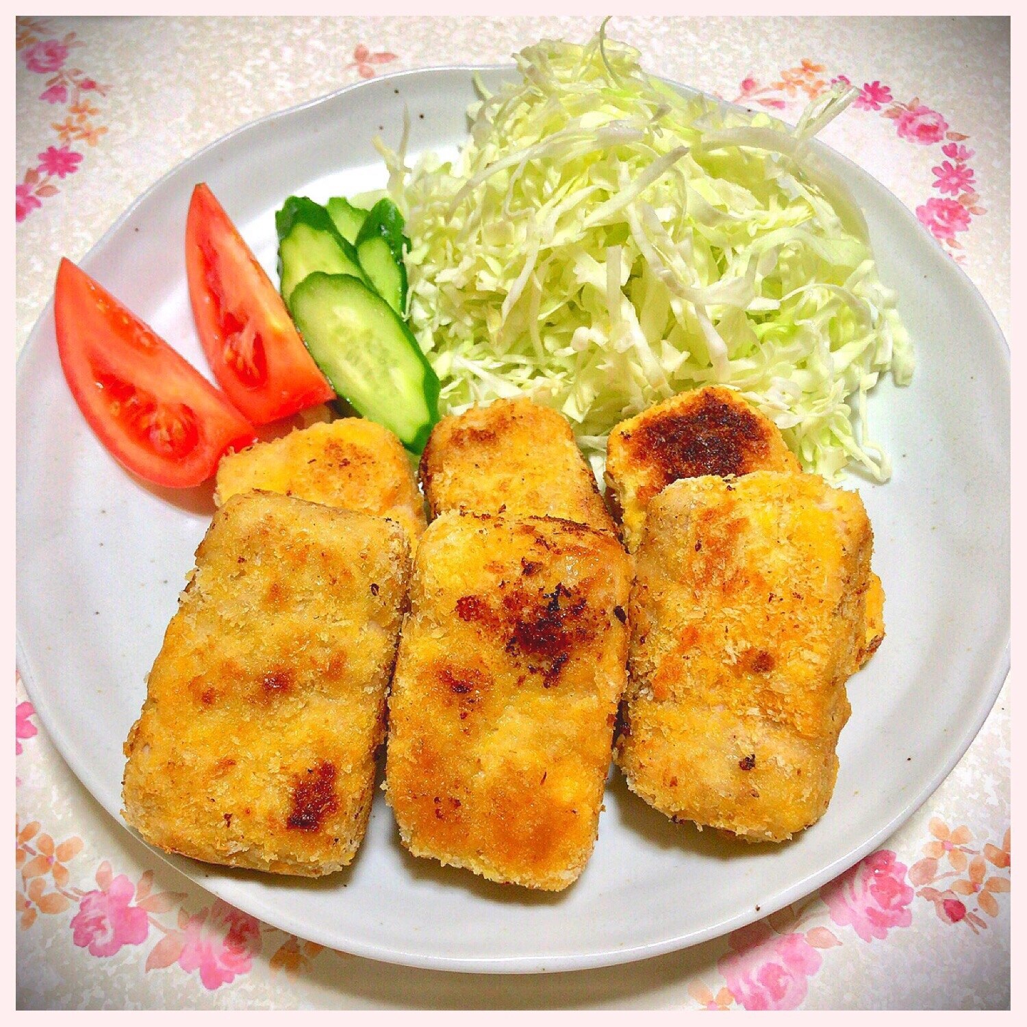 高野豆腐で節約ボリューム満点豚カツ！ レシピ・作り方 by ユナミ