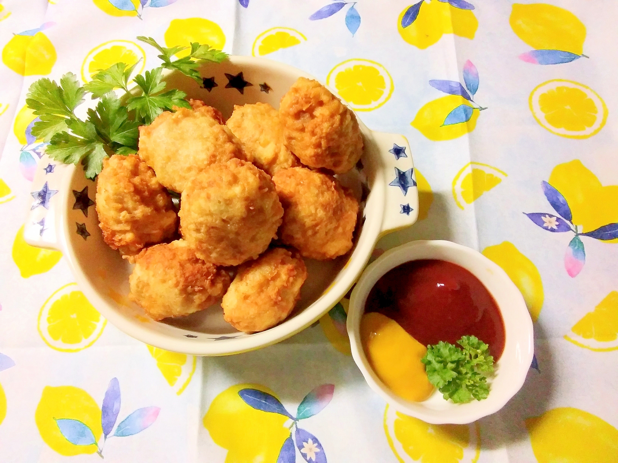 肉汁溢れるチキンナゲット