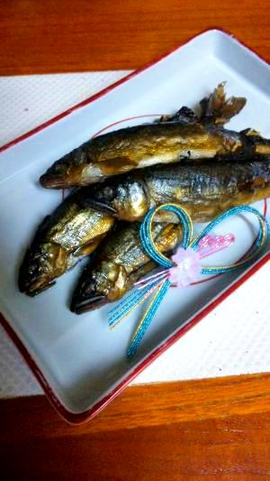 圧力鍋で 鮎の甘露煮 レシピ 作り方 By ブルーボリジ 楽天レシピ