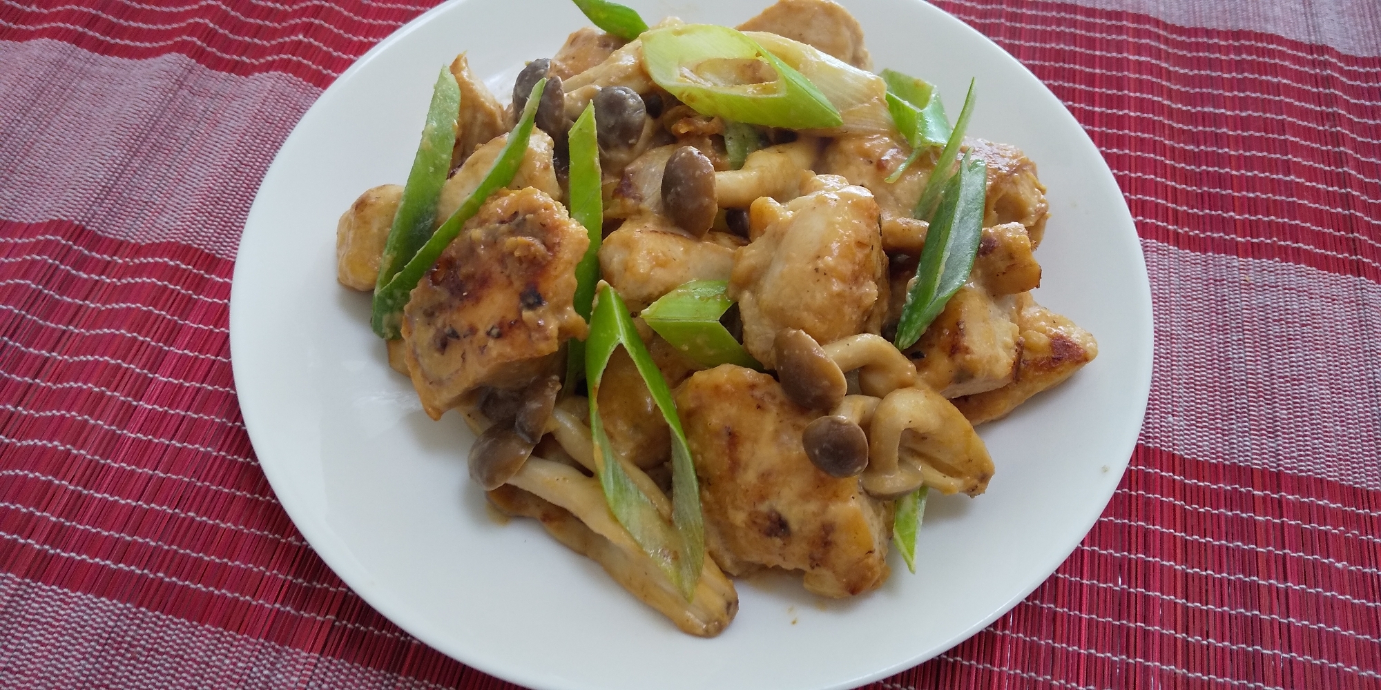 ご飯が進む！やわらか鶏むね肉の味噌マヨ炒め～