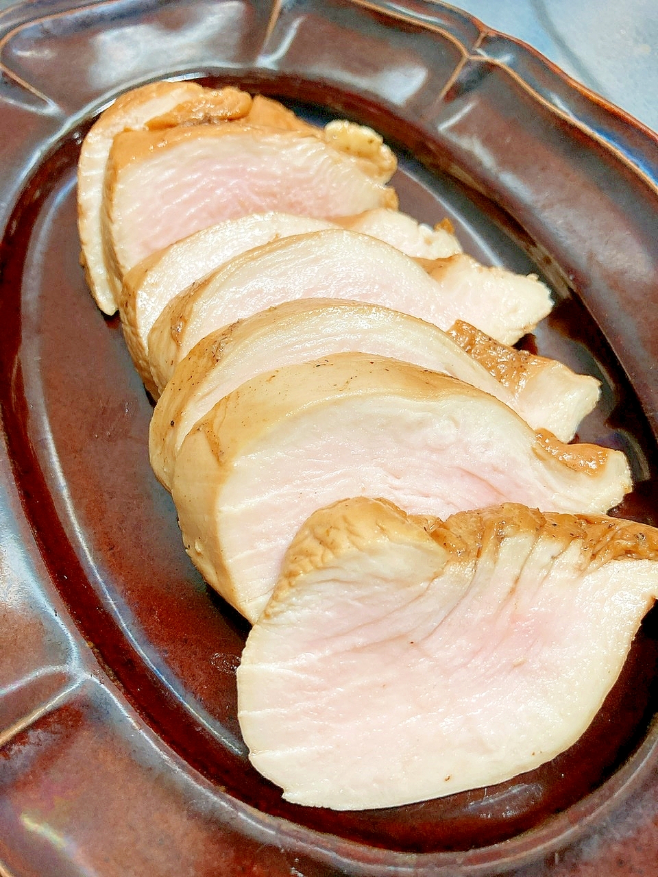 低温調理 鶏むね肉のサラダチキン仕立て黒酢味 レシピ 作り方 By Ayatoy 楽天レシピ 低温調理 鶏むね肉のサラダチキン仕立て黒酢味 レシピ 作り方 By Ayatoy 楽天レシピ