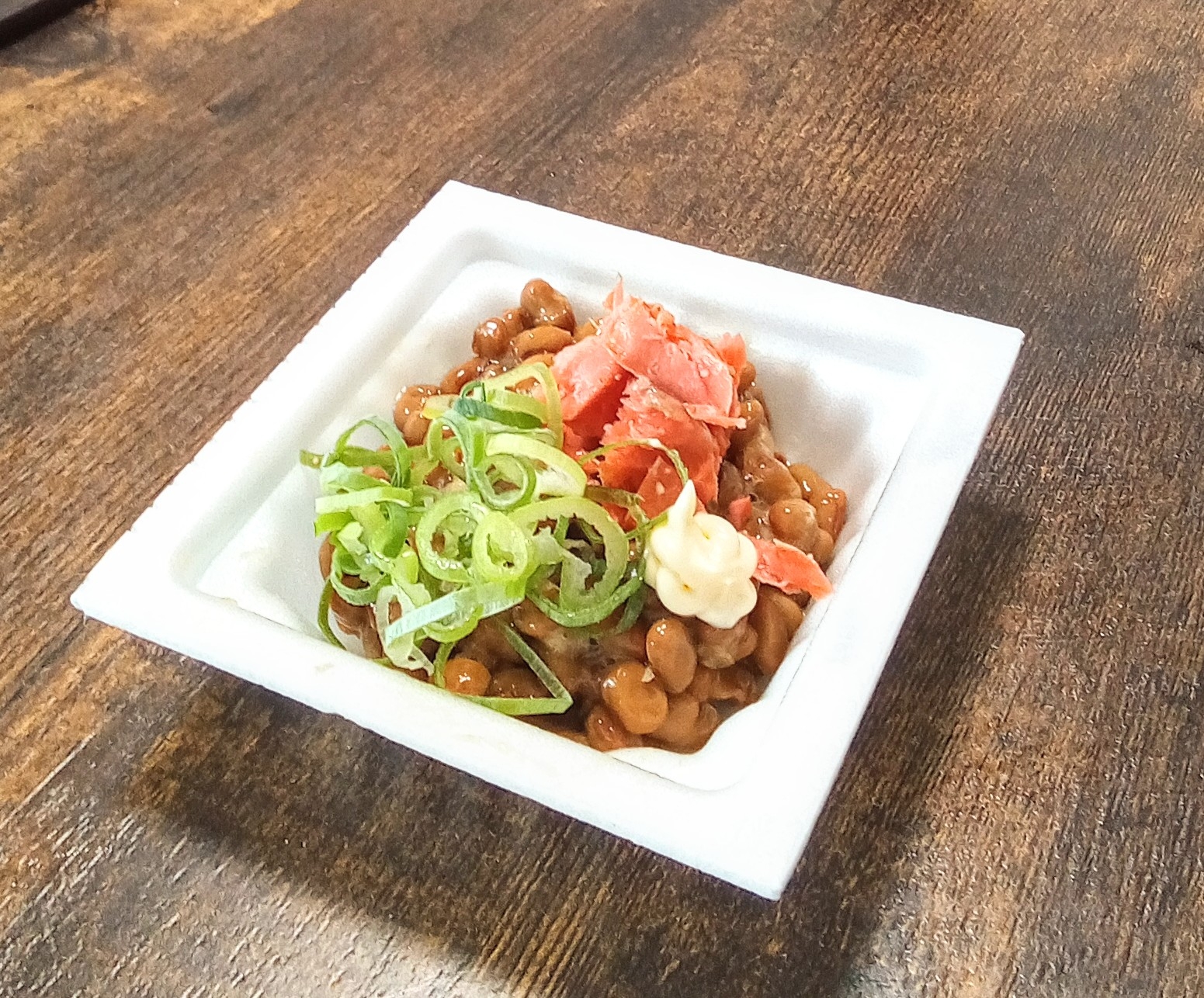 焼き鮭De納豆！