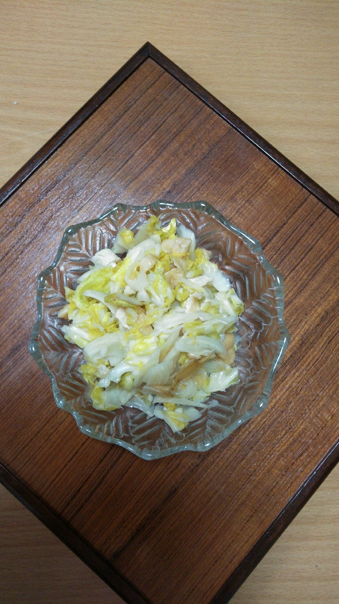 春キャベツと白菜の、3分煮物