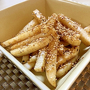 長イモ炒め焼き★めんつゆだけで簡単美味しい!