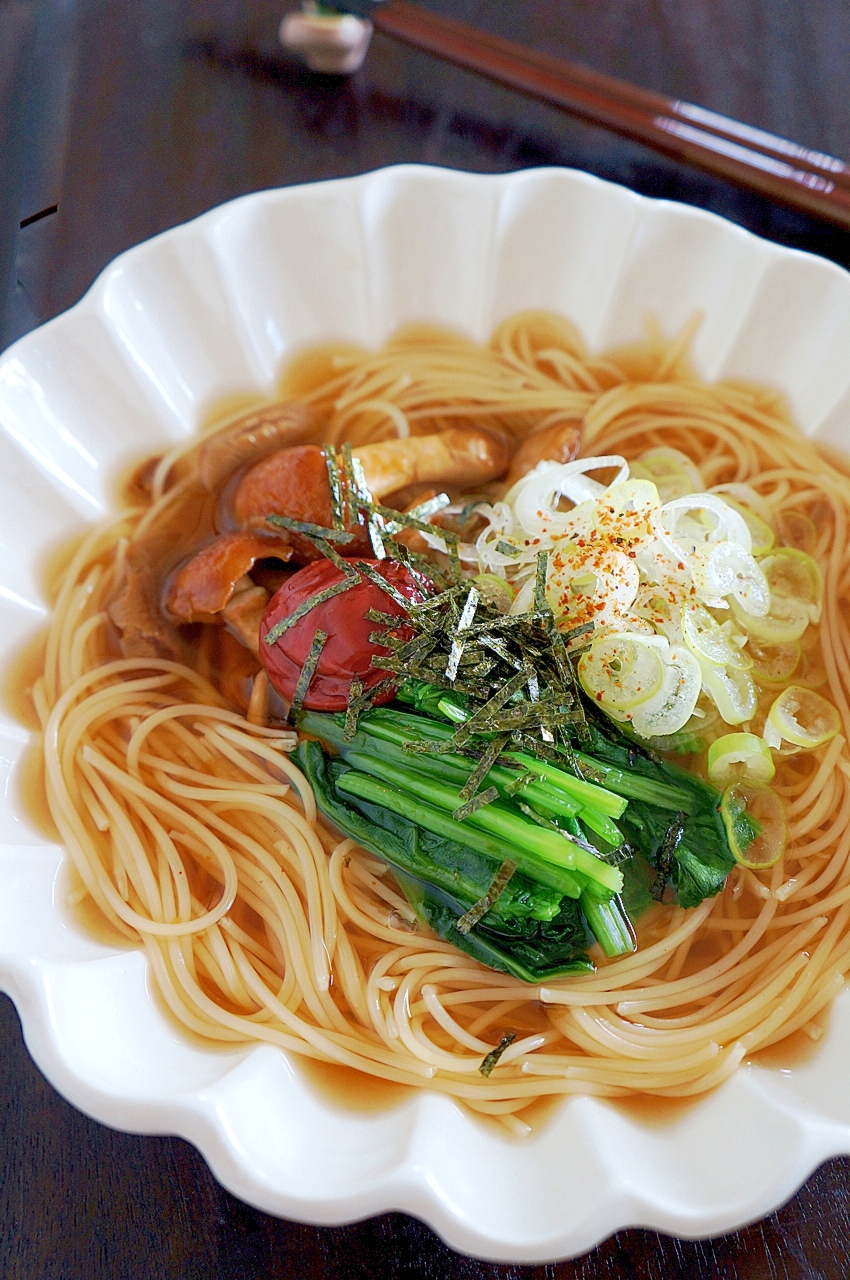 鍋ひとつで♪簡単にゅうめん