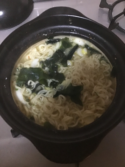 わかめと豆腐のラーメン
