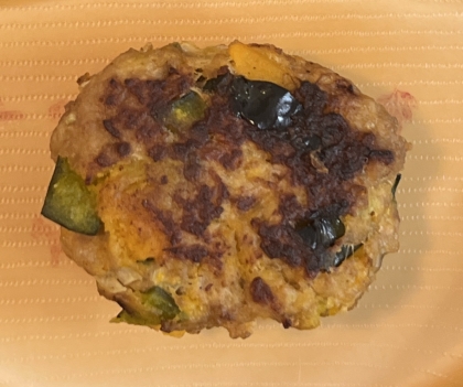 ゴロゴロかぼちゃのハンバーグ