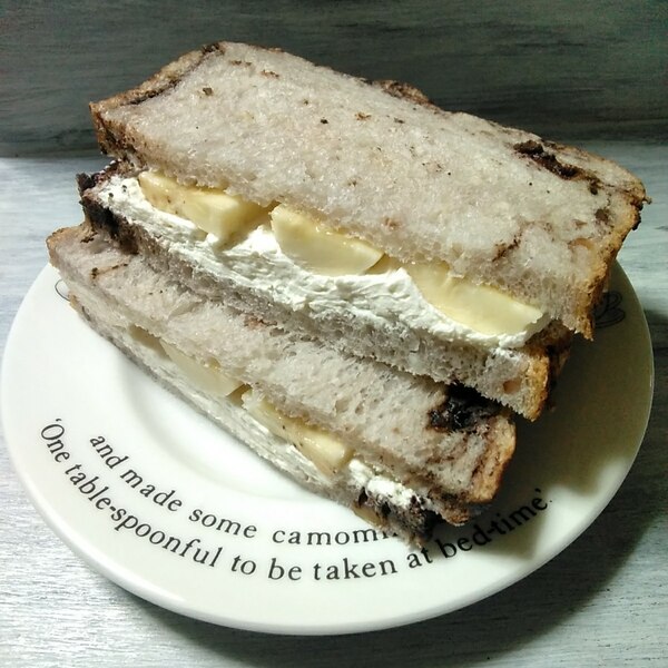 チョコとバナナの生クリームサンド レシピ 作り方 By ここなっつん 楽天レシピ チョコとバナナの生クリームサンド レシピ 作り方 By ここなっつん 楽天レシピ