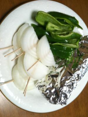 BBQに＊定番＊新玉ねぎとピーマン＊切り方のコツ