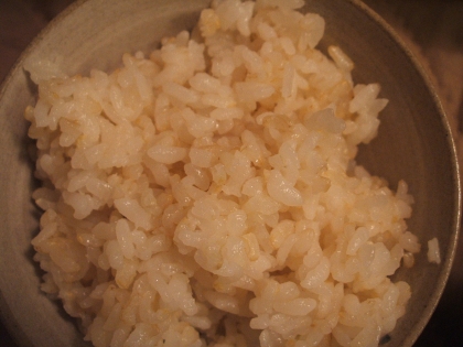 発芽玄米ご飯もふっくらつやつや♥おいしかったです♥