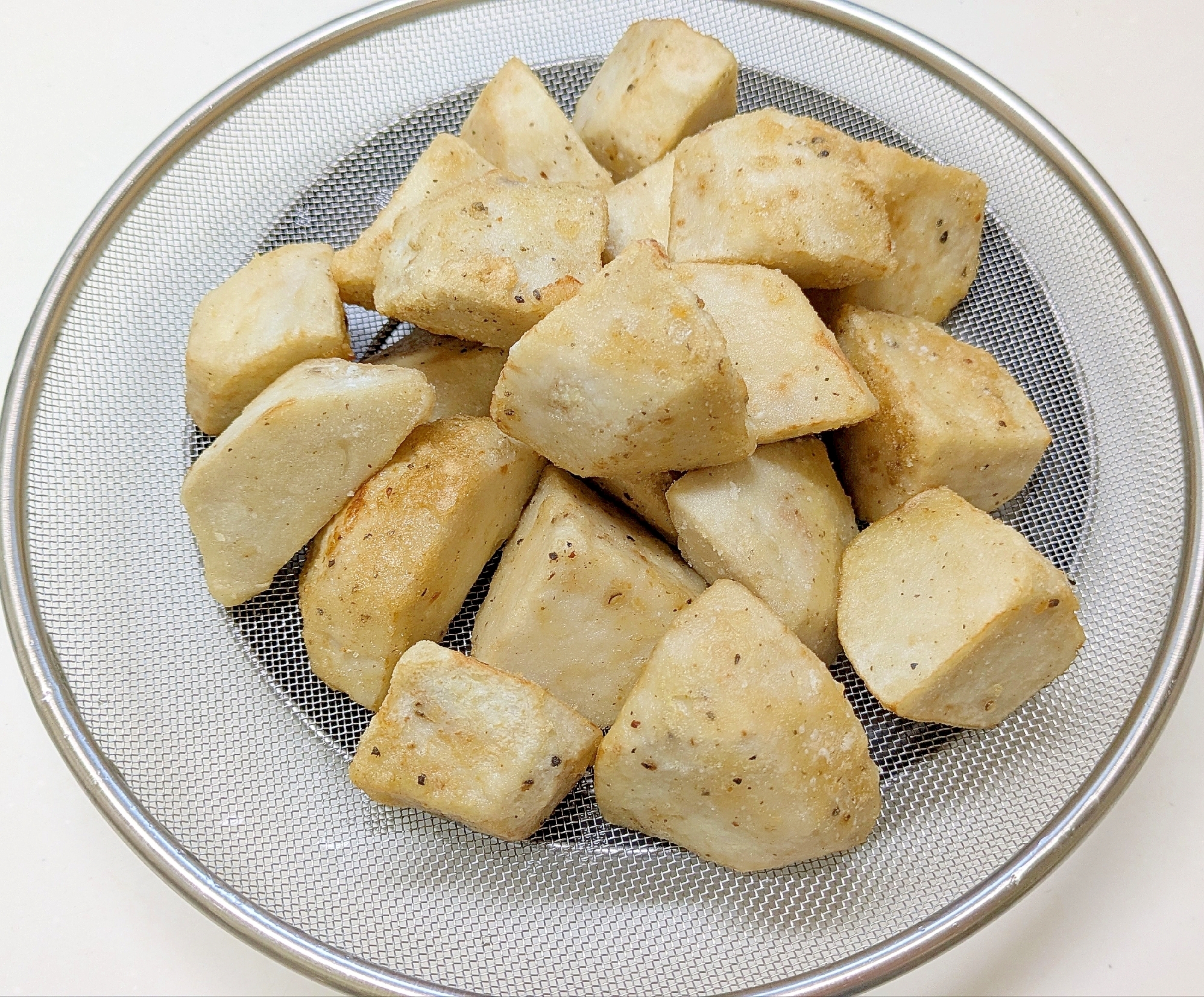 里芋の親芋の唐揚げ