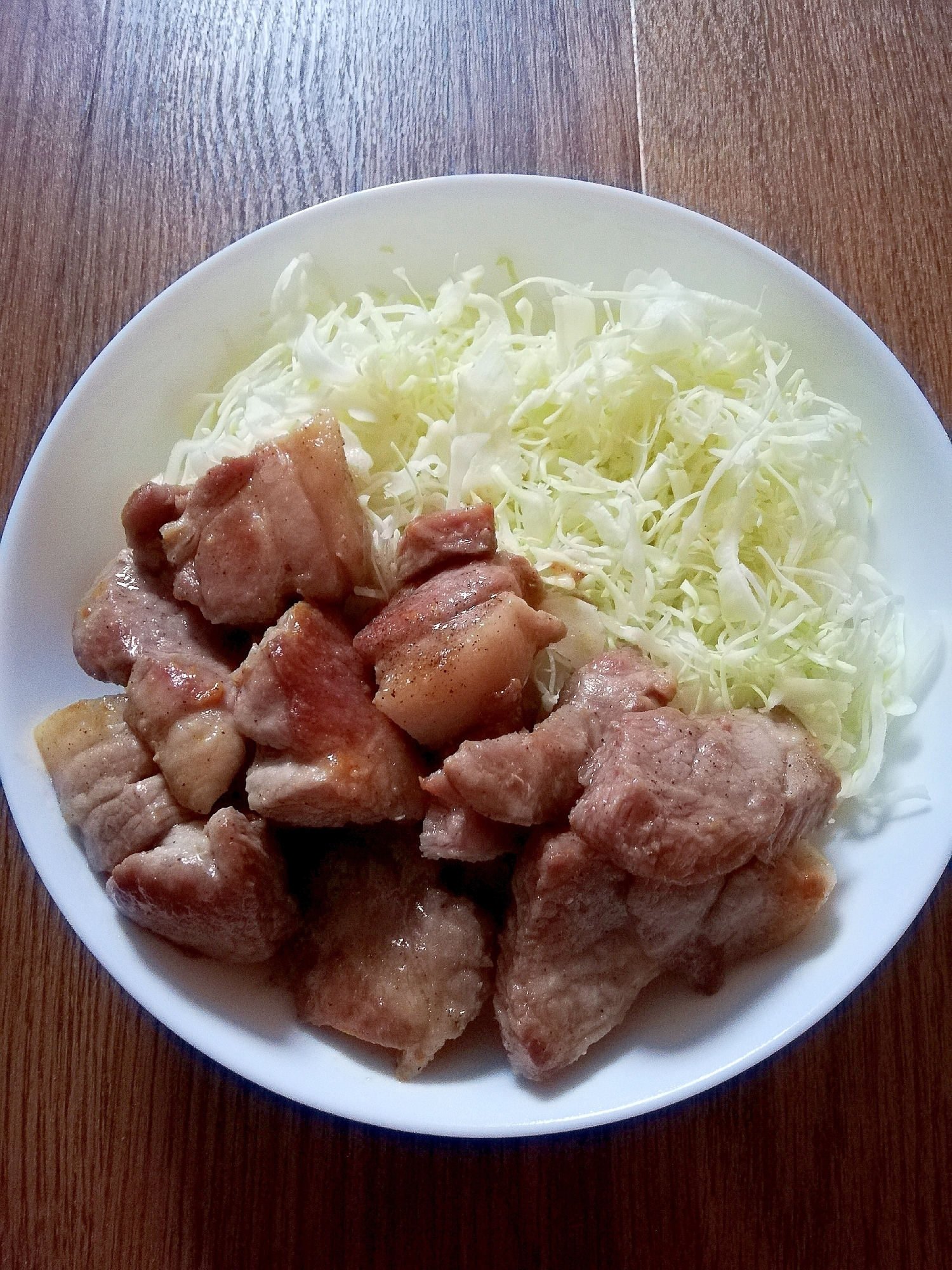 豚ロース肉と千切りキャベツのおつまみレシピ