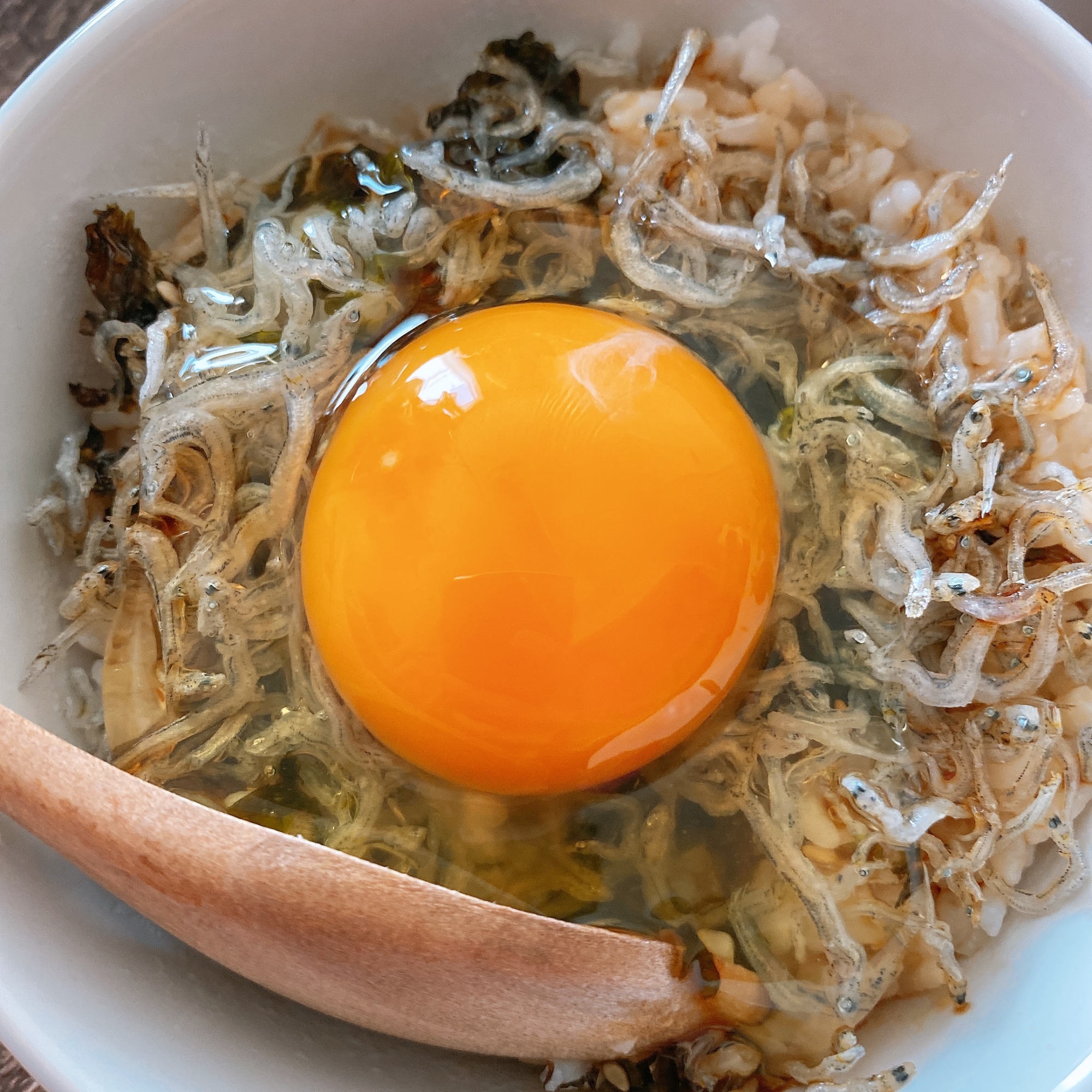 しらす干しと卵の簡単☆他人丼