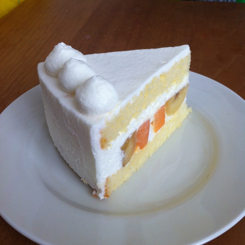 メロンとバナナのショートケーキ レシピ 作り方 By Asa 楽天レシピ