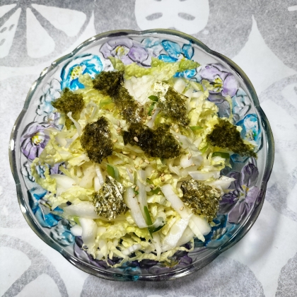 シャキシャキ食べよう♡白菜と長ネギの韓国風サラダ