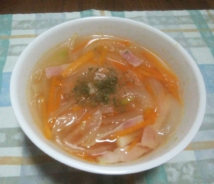 ベーコンと玉ねぎ★美味しいスープ
