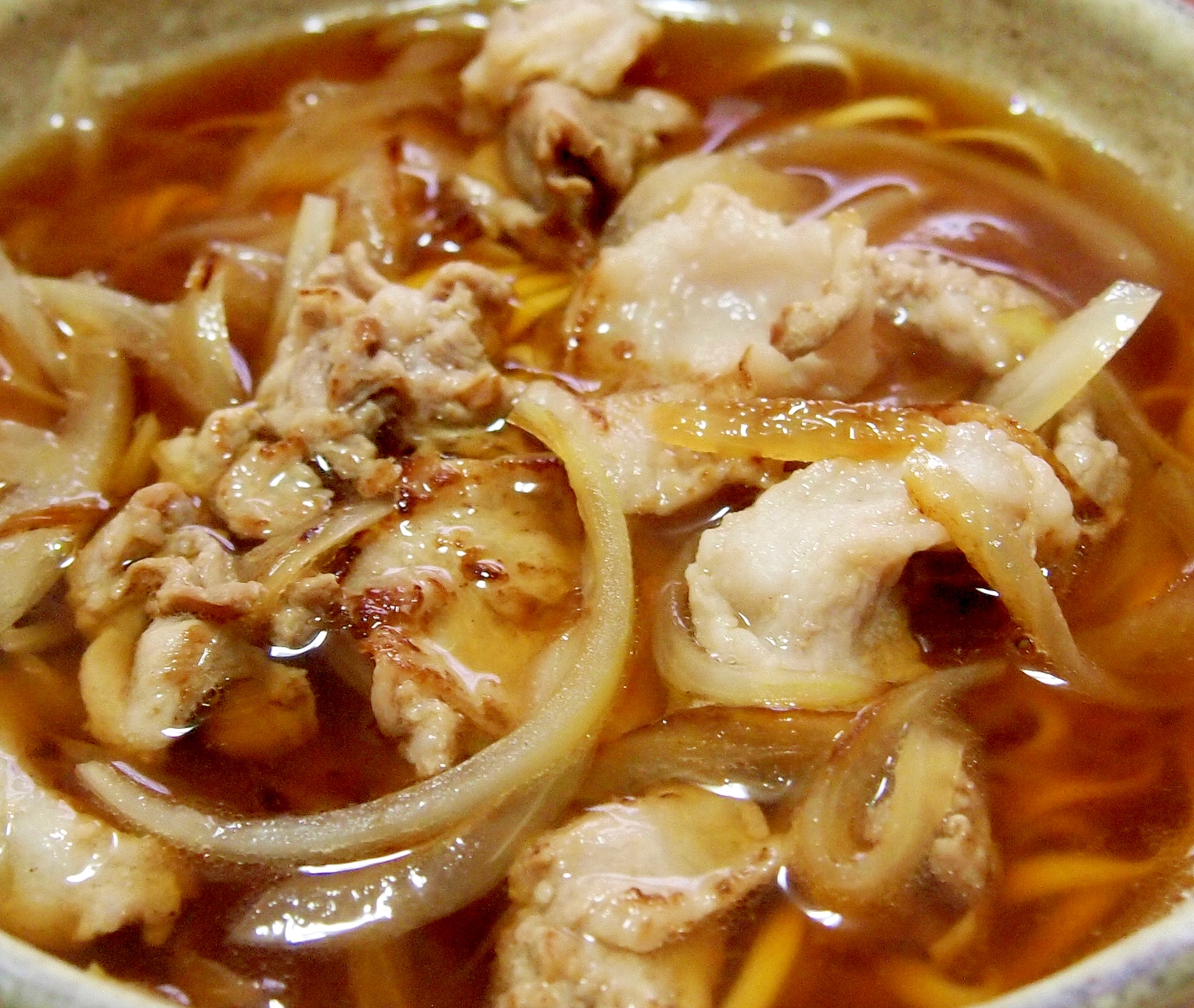 豚肉と玉ねぎの卵とじうどん レシピ 作り方 By Mococo05 楽天レシピ