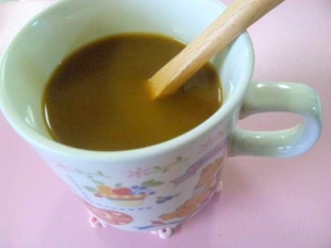 風邪予防！良質たんぱく質摂取♪きなこミルクコーヒー