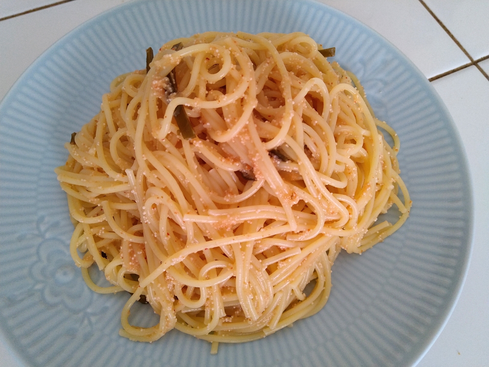 さっと作れる明太子パスタ