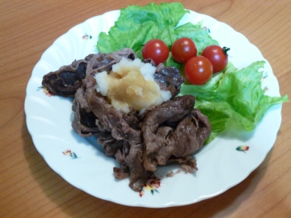 さっぱりしてるので、
お肉がいくらでも食べられます。
ごま油を使うことにより、、肉の味をひきたて、美味しくなりました。