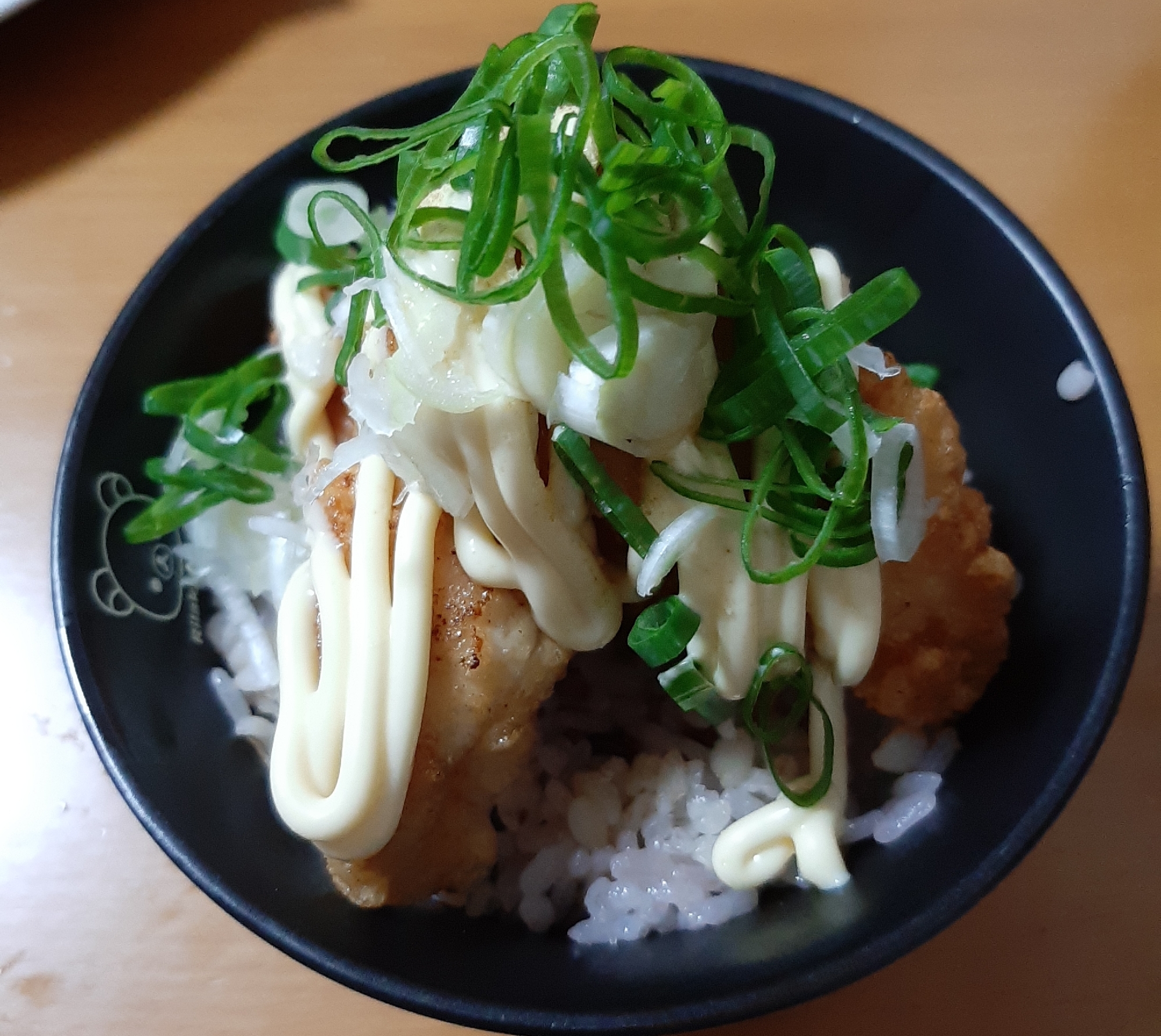 ガッツリ男飯♪ササミの唐揚げ丼♪