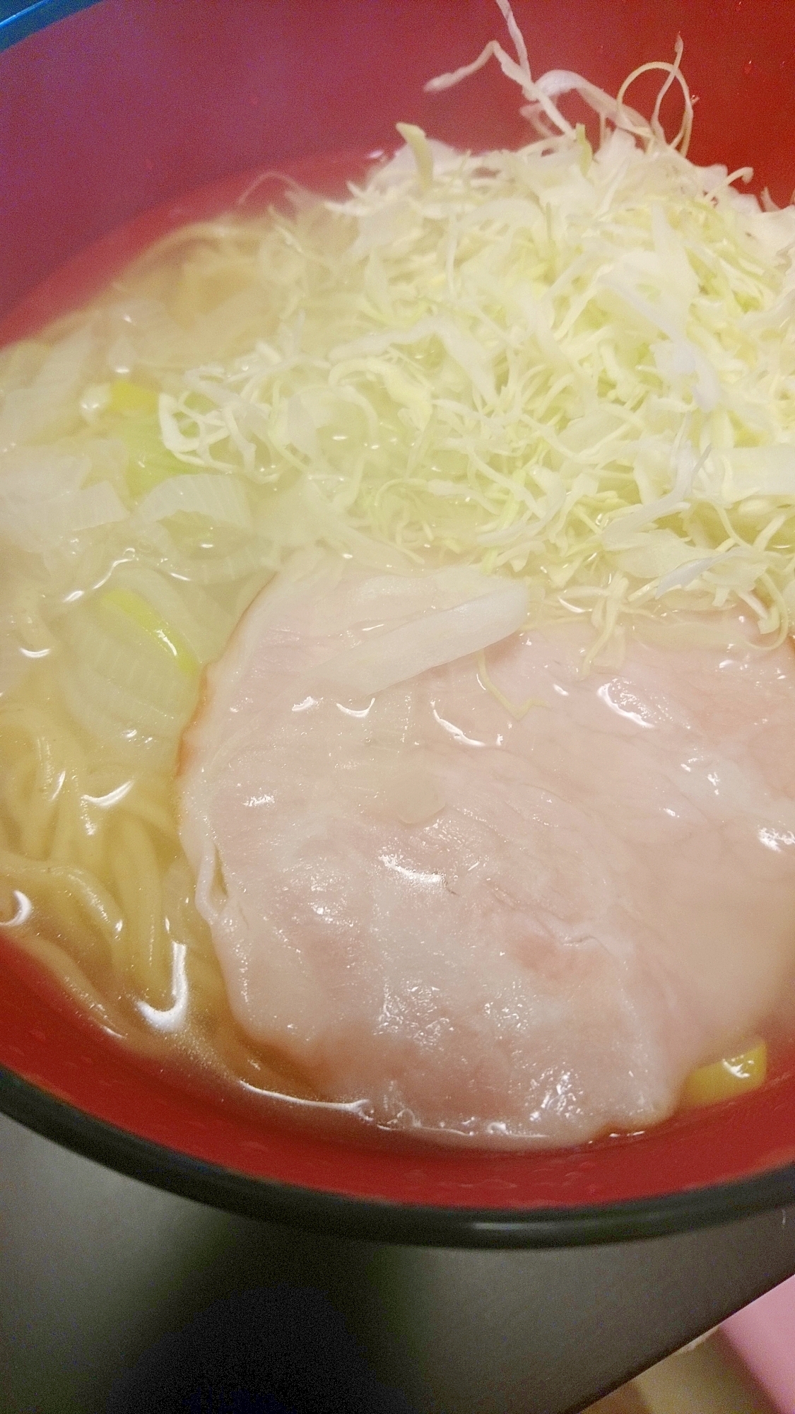 【麺料理】キャベツハムラーメン
