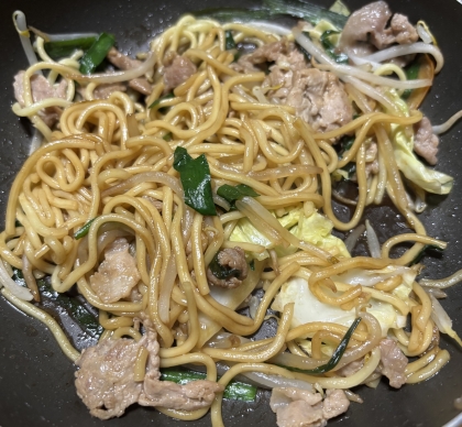 ちょい足しでコク旨！焼きそば