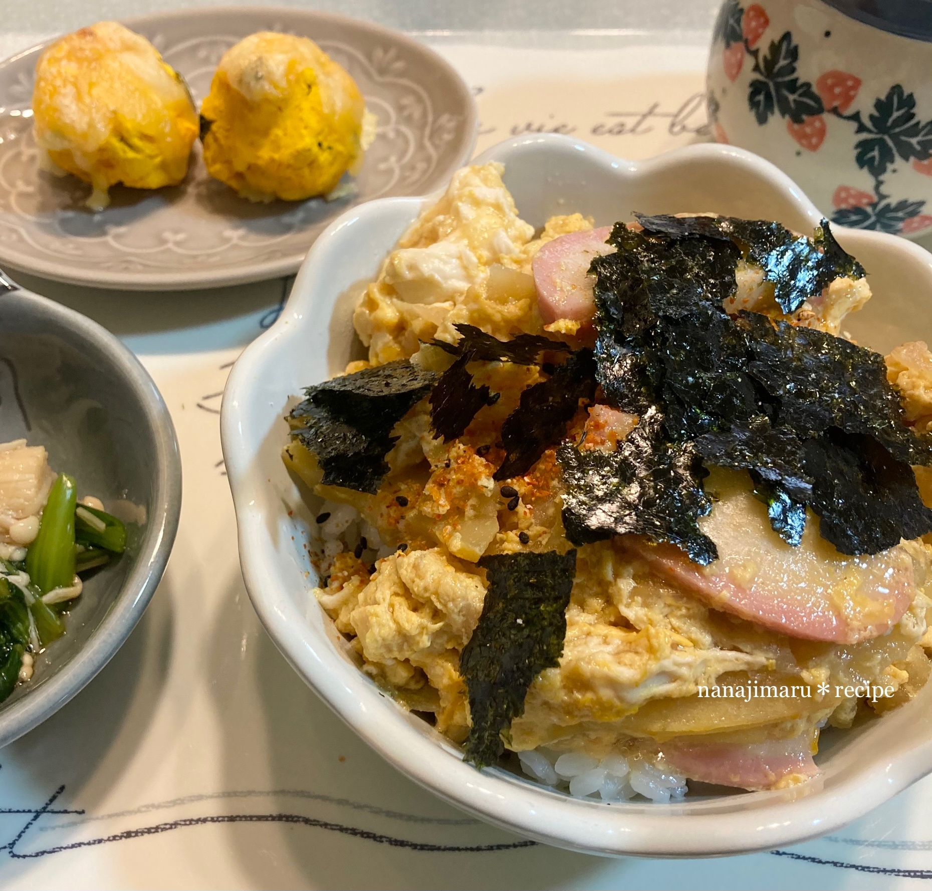 シンプルだけど美味しいよ☆じゃがいも入り玉子丼