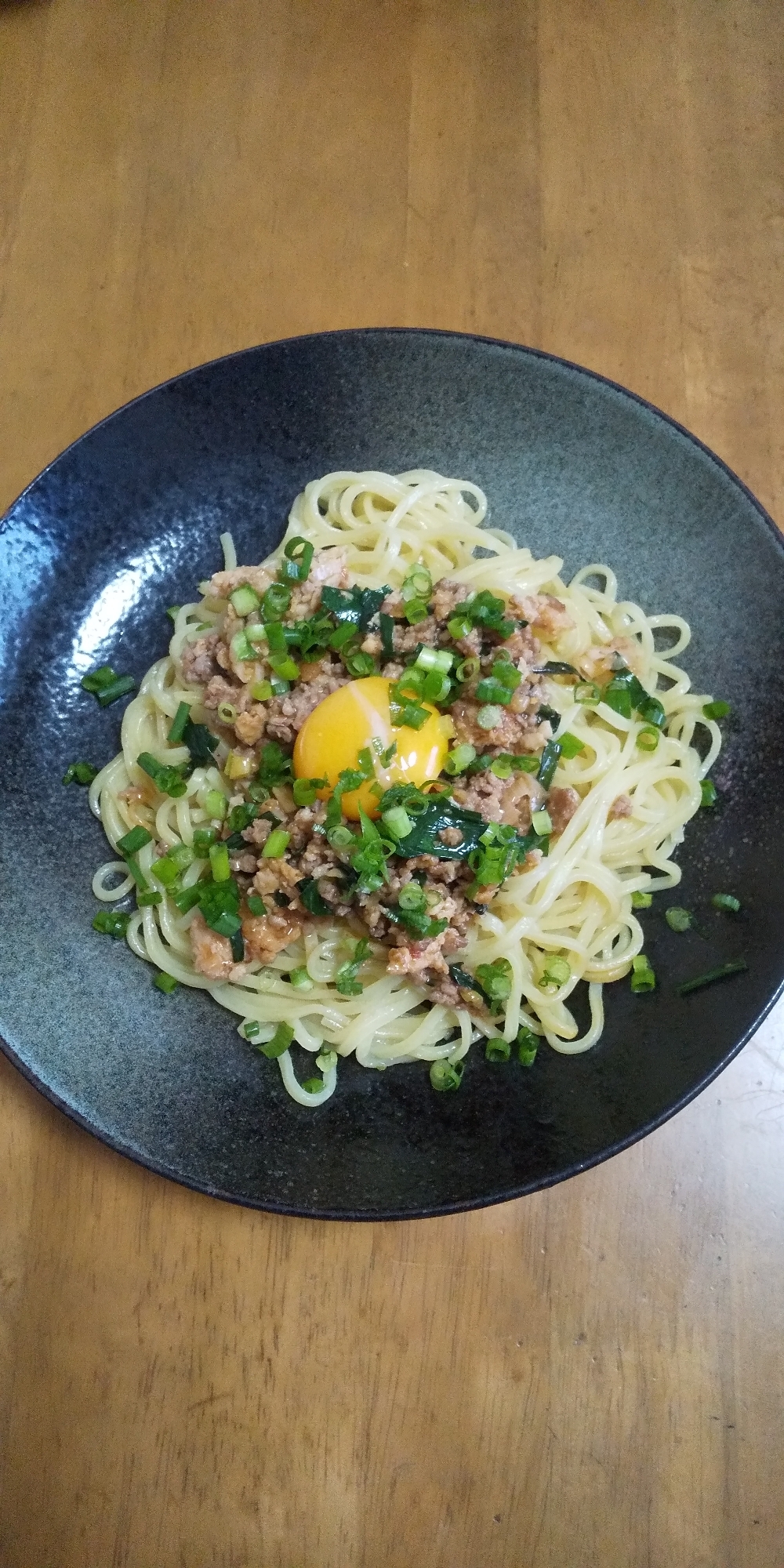 汁なし担々麺風