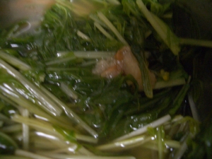 ：：おでんリメイク　水菜のさっと煮：：