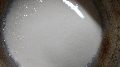 低脂肪牛乳でヨーグルト