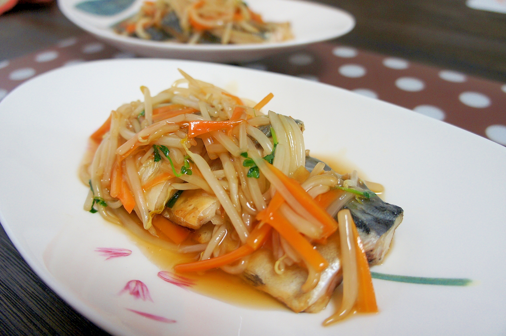 さばの甘酢野菜あんかけ