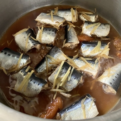 息子が魚を捌きたいということで、いわしを購入。その流れで生姜煮を作らせてもらいました(^^)とっても簡単にできました！