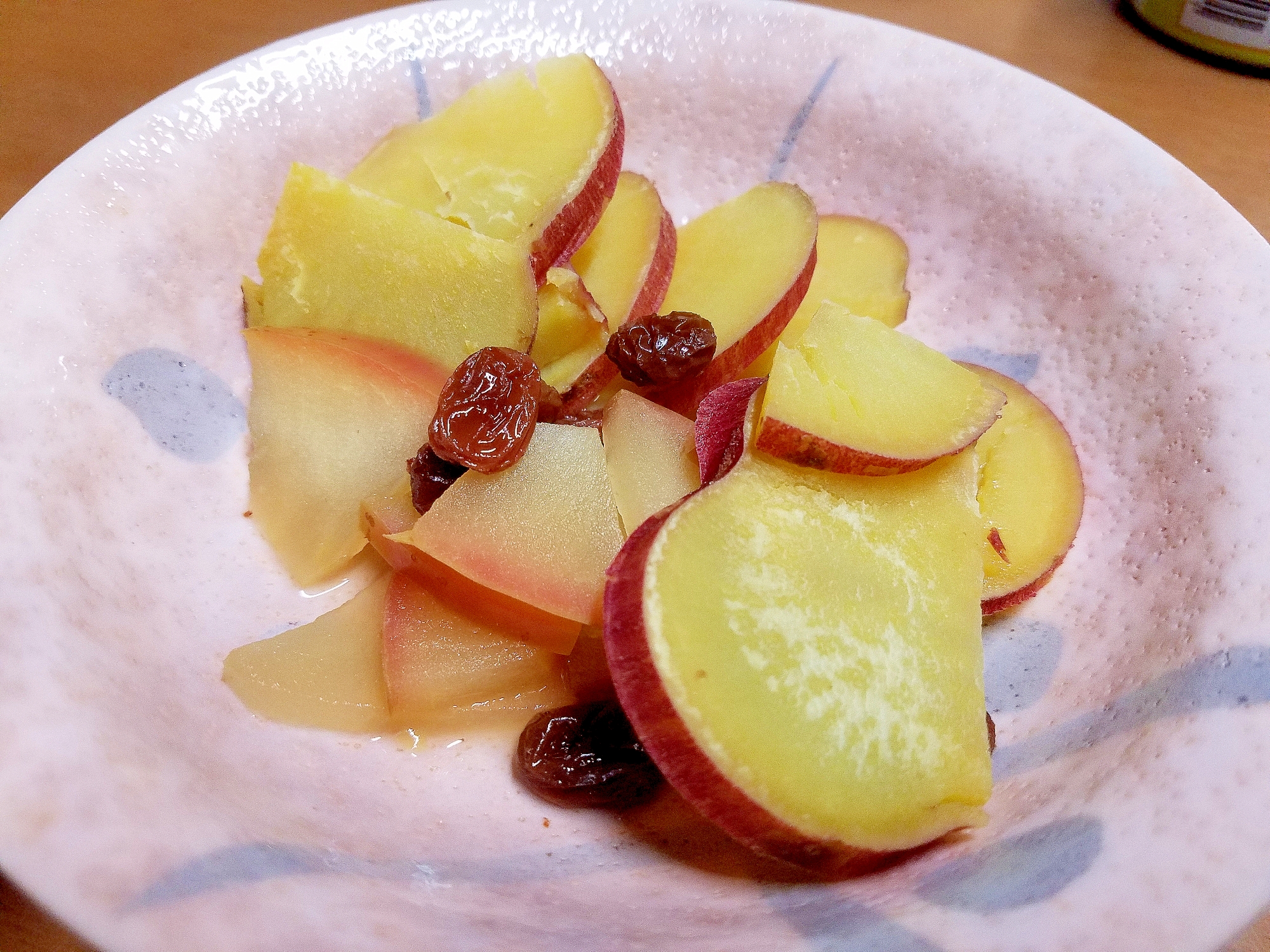 さつまいもとりんごの重ね煮