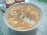 人参とさつま揚げの中華スープ