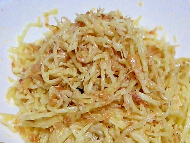 簡単 そうめんカボチャのおかか醤油マヨネーズあえ レシピ 作り方 By Jrとmc 楽天レシピ