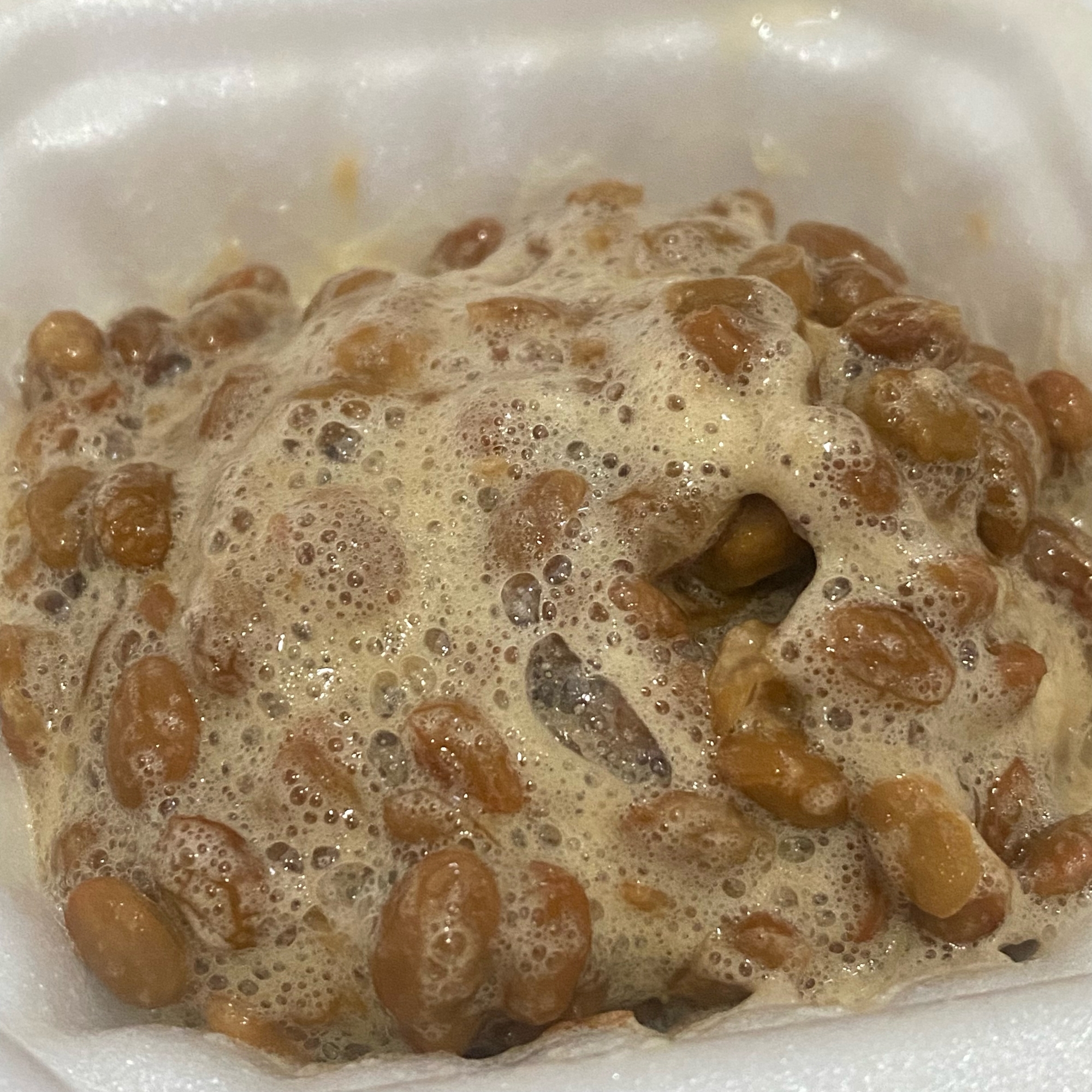 めんつゆで納豆