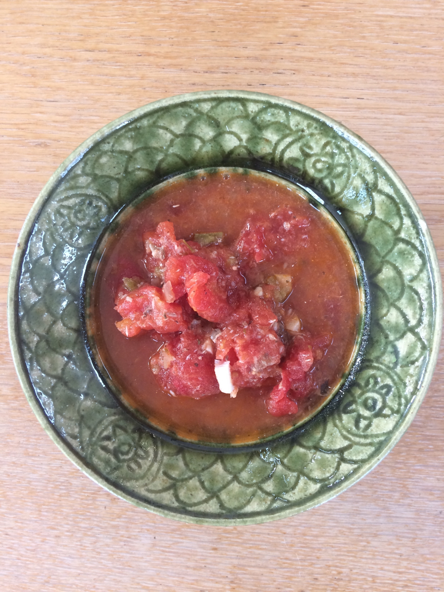オイルサーディンのトマトスープ