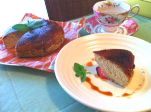 ほうじ茶とそばの実の香ばしベイクドチーズケーキ レシピ 作り方 By 嵯峨 恭也 楽天レシピ