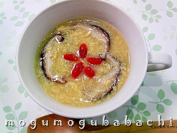 椎茸の卵スープ