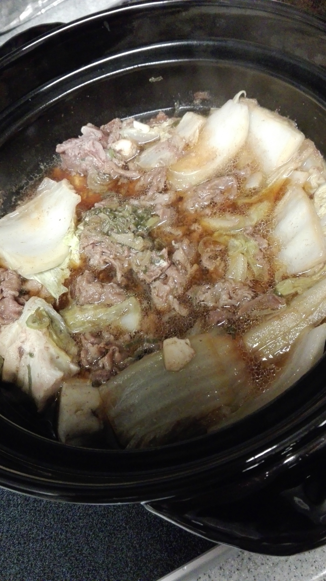 すき焼き風肉豆腐鍋