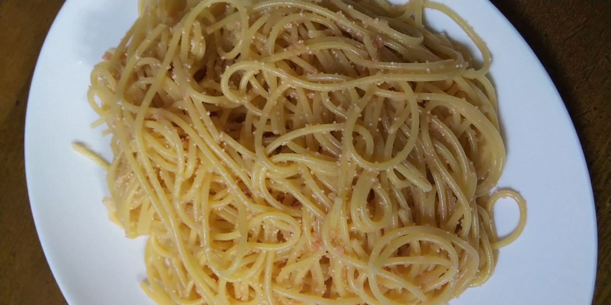 バター炒め明太子パスタ