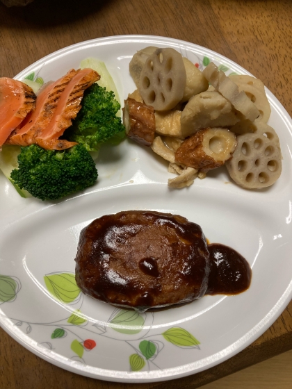 【簡単なのに本格】照り焼きハンバーグ