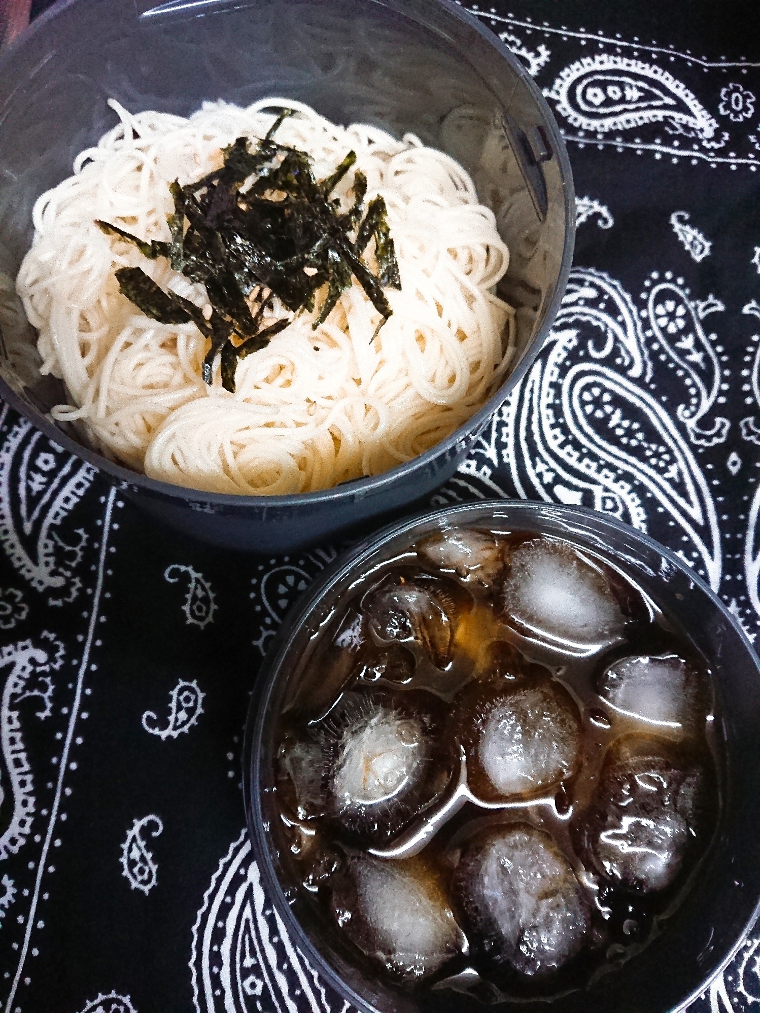 俺のそうめん弁当☆だしの素で手作りつゆ