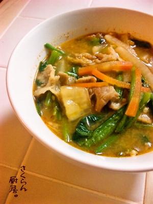 韓国の朝も納豆汁 チョングッチャン風チゲ レシピ 作り方 By さくらまこ 楽天レシピ