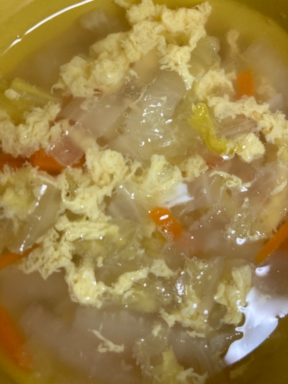 ⭐我が家の定番⭐具沢山ふわふわたまごスープ
