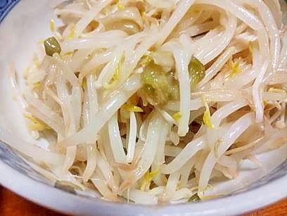 もやし・えのき・搾菜の　ナムル