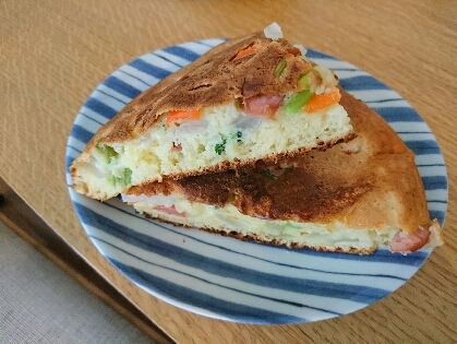 簡単でフワフワでとても美味しかったです。ほのかに甘い香りがして、焼いているときから楽しみでした、