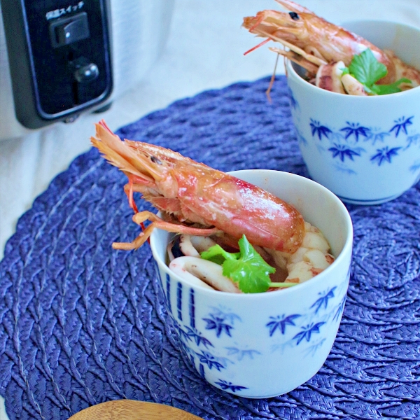 ＼大同電鍋レシピ／海鮮蒸蛋（シーフード茶碗蒸し）